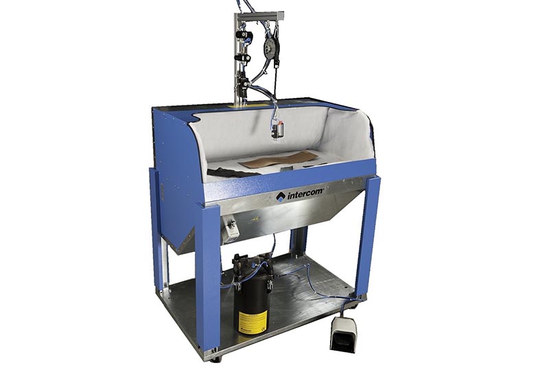 I298 - Vacuum bench B2410 spraying system S9 and tank CO assembled and installed I298 - Vacuum bench B2410 spraying system S9 and tank CO assembled and installed
