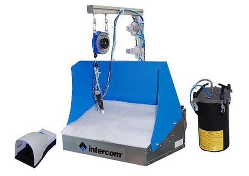I388 - Vacuum bench B3 spraying system S8 and tank CO assembled and installed I388 - Vacuum bench B3 spraying system S8 and tank CO assembled and installed