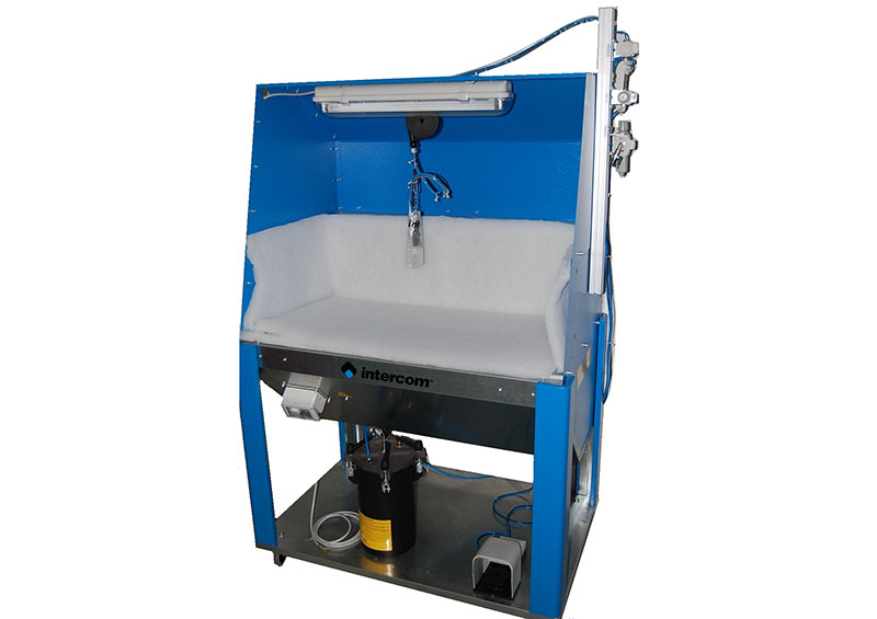 I488 - Vacuum bench B4 spraying system S8 and tank CO assembled and installed I488 - Vacuum bench B4 spraying system S8 and tank CO assembled and installed